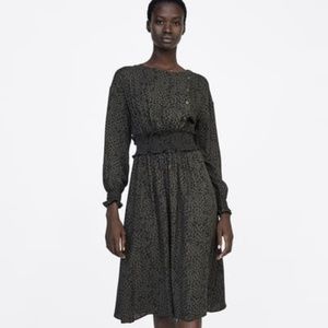 Zara animal print dress